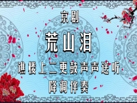 京劇荒山淚譙樓上伴奏(京劇荒山淚譙樓上唱段視頻)