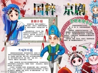 京劇國(guó)粹手抄報(bào)(京劇國(guó)粹手抄報(bào)模板)