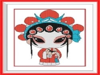 京劇臉譜女(京劇臉譜女性面具)