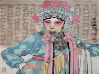 戲曲人物畫畫比賽(戲曲人物畫畫比賽圖片)