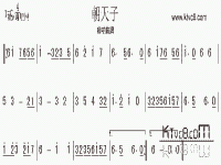 豫劇朝天子曲譜(豫劇朝天子曲牌曲譜)