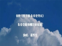 秦腔朱春登哭墳全本(秦腔朱春登哭墳全本戲叫什么)