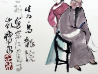 水墨戲曲人物(水墨戲曲人物簡單畫法)