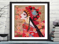 京劇臉譜女花旦(京劇臉譜女花旦面具)